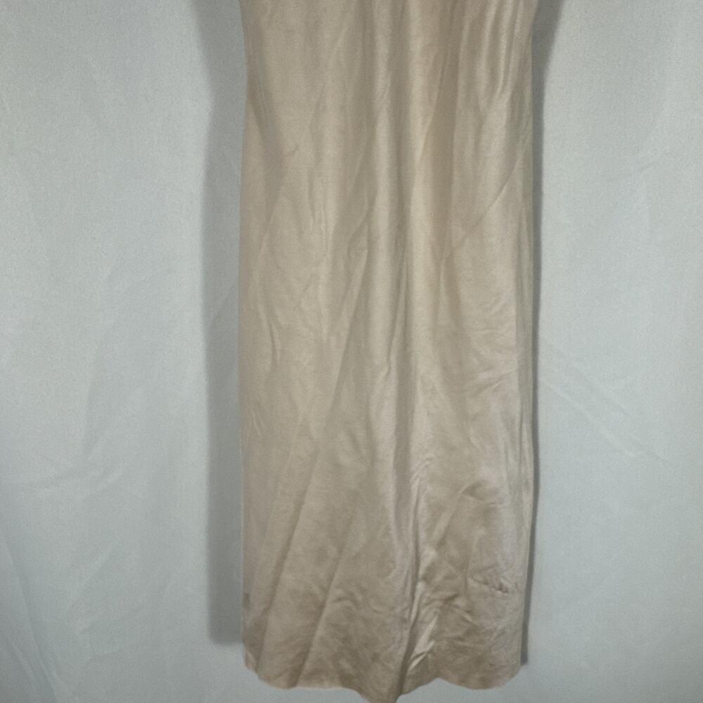 SPANX Simplicity Shapewear Full Slip Dress Medium Nude Champagne Smoothing - Picture 3 of 6